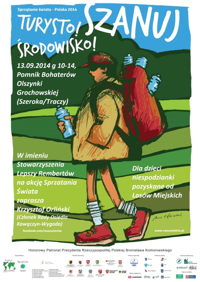 Sprzątanie Olszynki Grochowskiej 13.09.2014 r. godz. 10:00