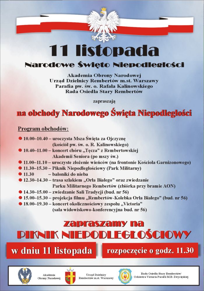 Piknik niepodległościowy środa 11 listopada 2015 r.